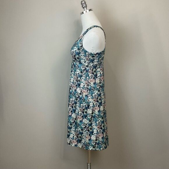 Patagonia Magnolia Spring Dress in Furnai Floral Neo Navy Sz S Sleeveless Knit - Picture 5 of 11